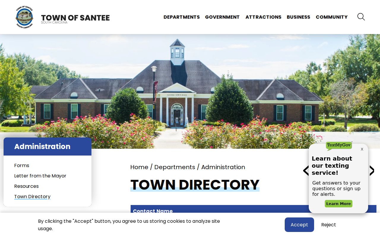 Orangeburg County Santee criminal records and current town directory